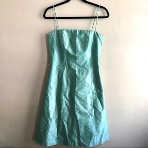 Jenny Yoo Mint Silk Bridesmaid/Cocktail A-Line Dress